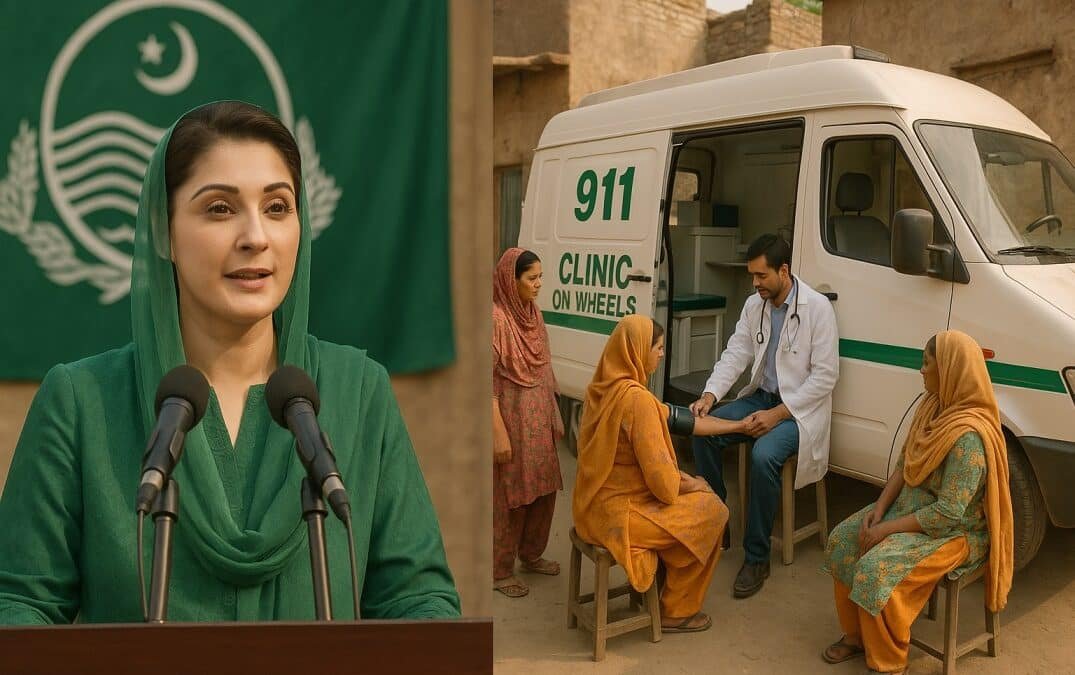 Maryam Nawaz Vows to Deliver Healthcare at Doorsteps Through 911 Clinics on Wheels
