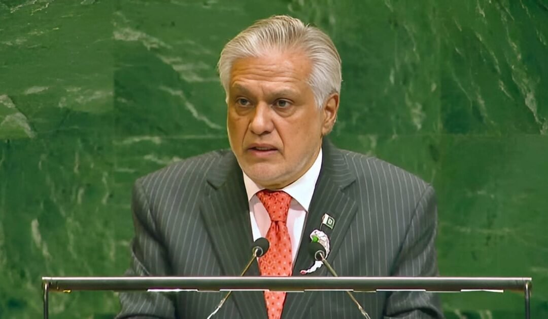 Pakistan’s Deputy PM Ishaq Dar urges urgent UN action on Gaza crisis