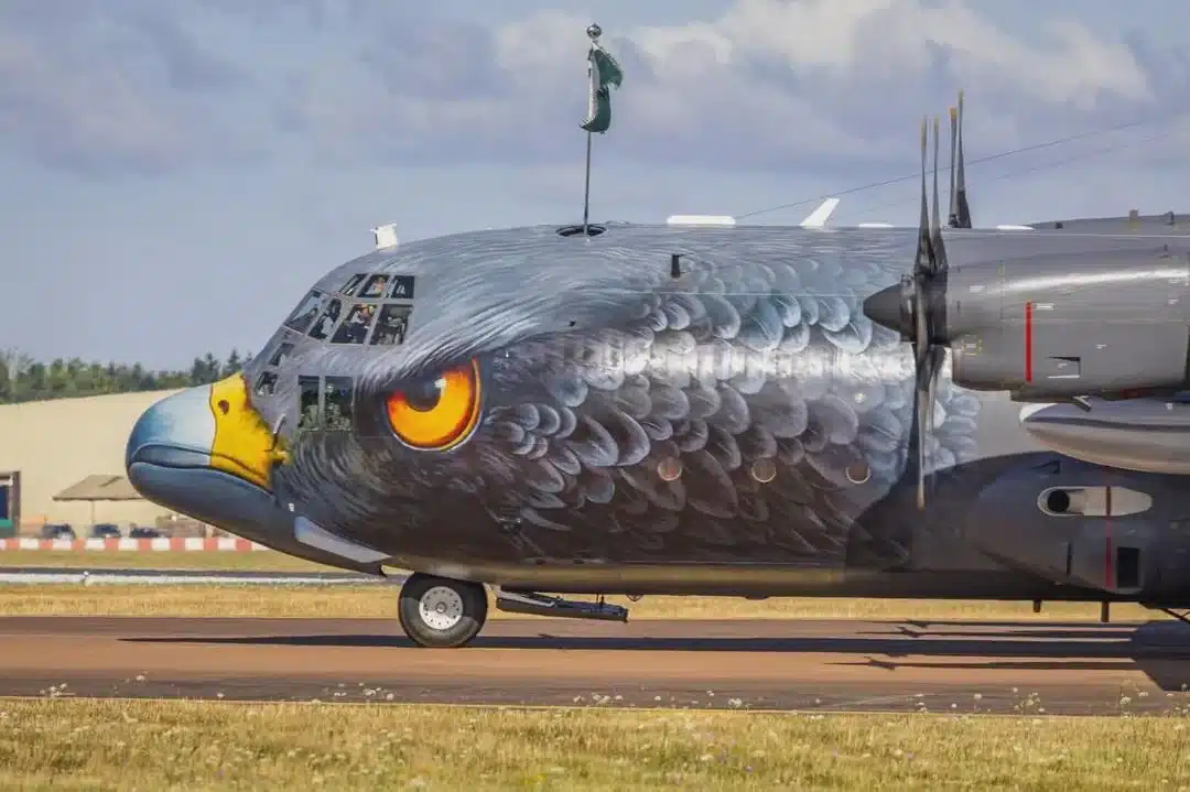 pakistan c-130 at RIAT Pakistan's C-130 at RIAT 2025