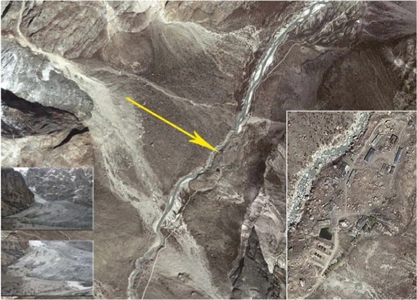 this location satellite image of the Gyari.