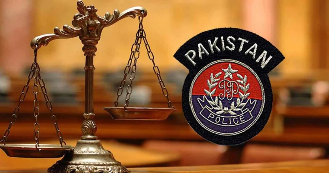 Image show of law and pakistan police badge