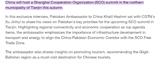 china will host a SCO summit