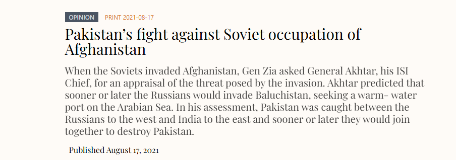Gen Zia and ISI Chief Gen Akhtar orchestrated a covert proxy war against the Soviets in Afghanistan, laying the groundwork for Pakistan’s post-war regional strategy, including Kashmir.
