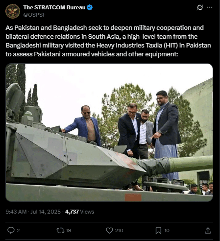 Aftermath of Marka-E-Haq: Pakistan’s Global Rise, India’s Exclusion 3 tweet about visit of military