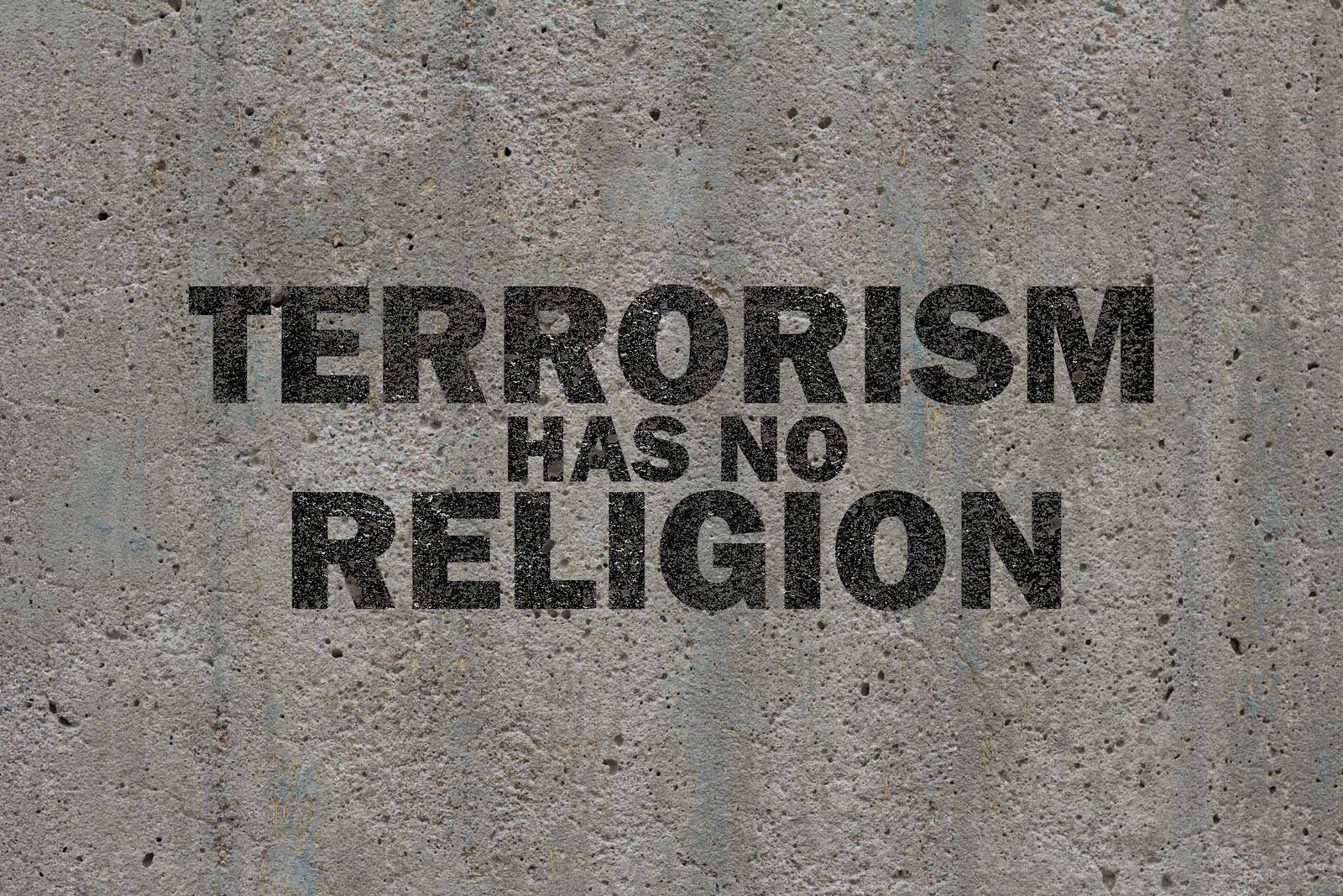 say no to terrorism