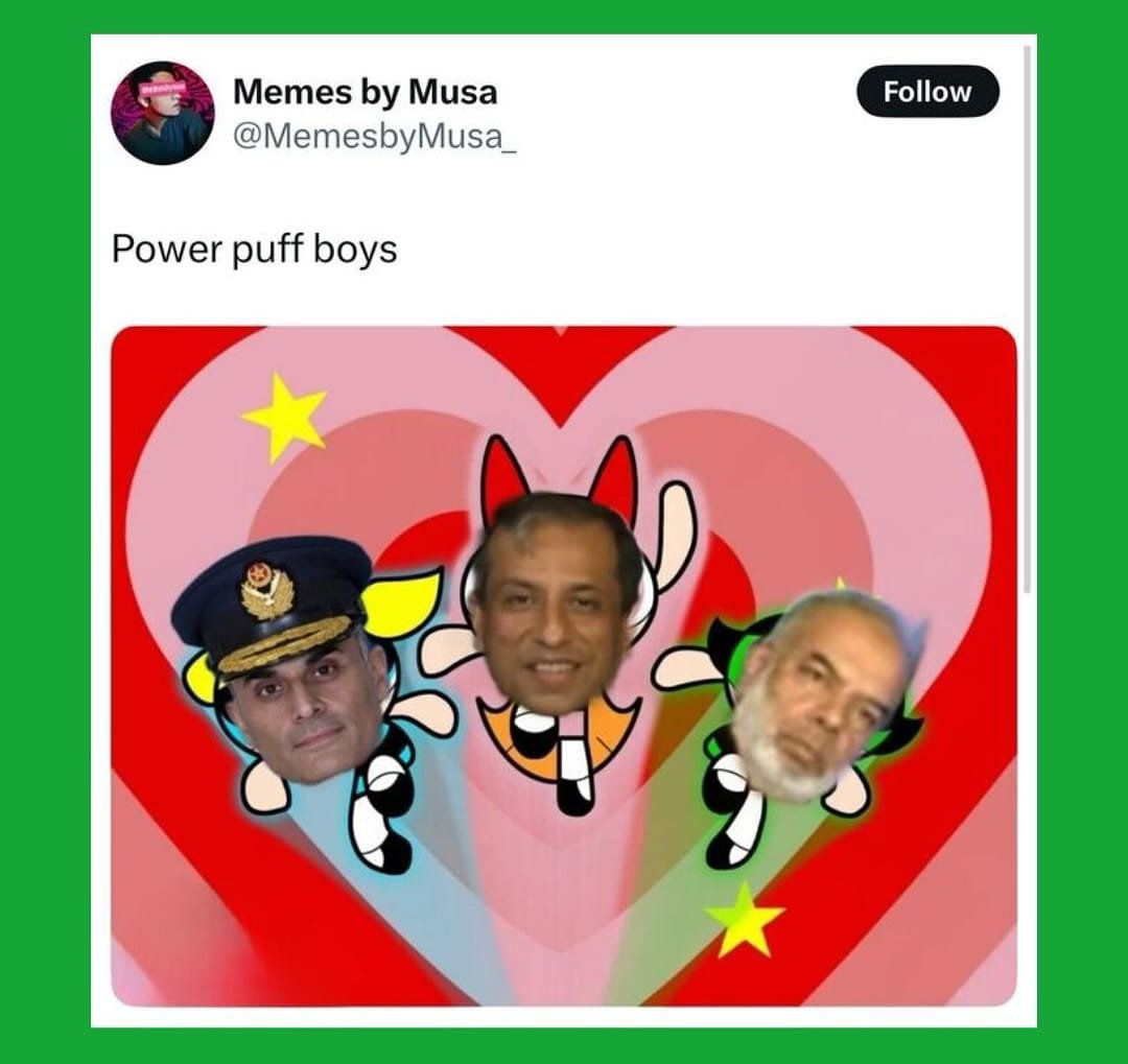 A Meme post about army generals