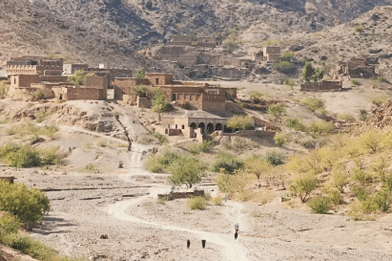 An image showing houses in FATA