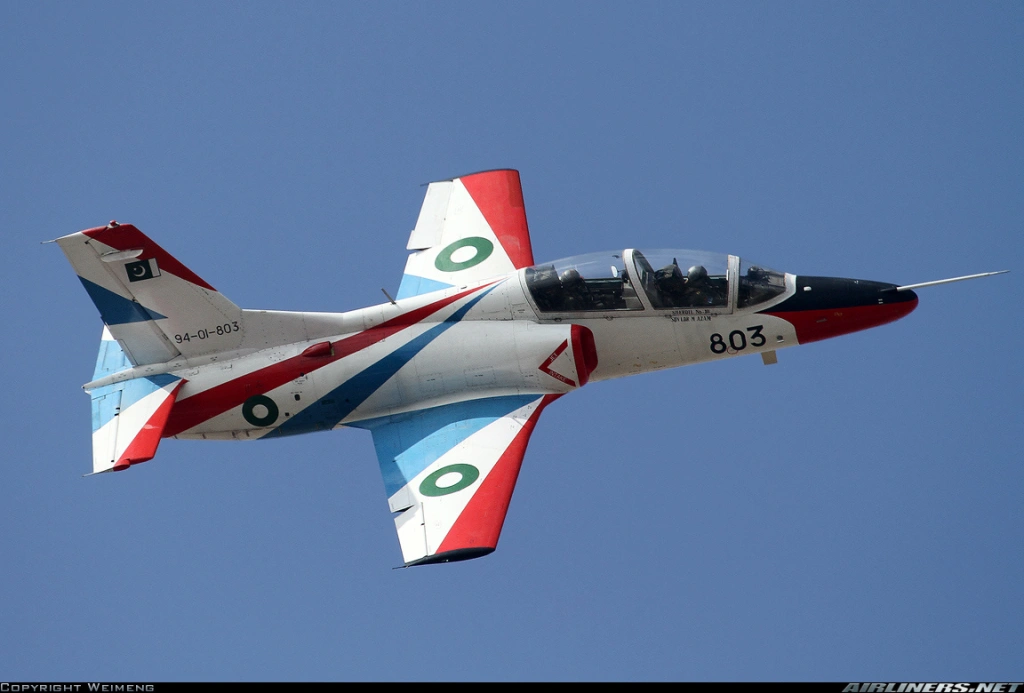 image of a K-8 Karakoram jet trainer