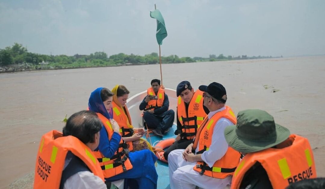 CM Maryam Nawaz Leads Flood Response at Ravi River