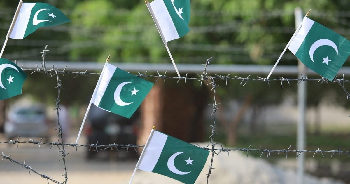 Pakistani flags