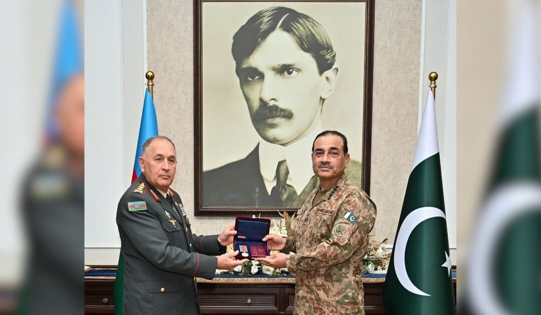 Pakistan’s Field Marshal Asim Munir Awarded Azerbaijan’s Patriotic War Medal for Military Cooperation