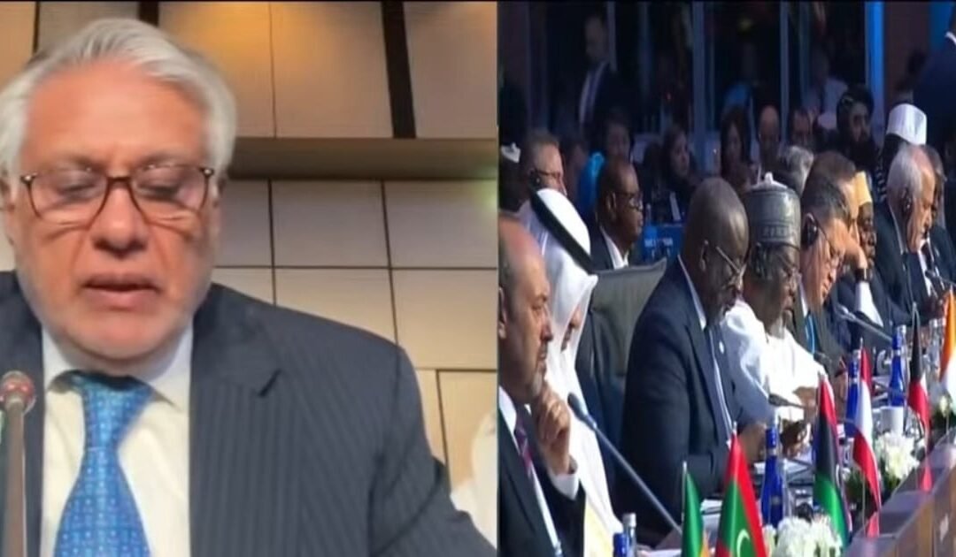 Ishaq Dar Represents Pakistan at OIC Extraordinary Session on Palestine