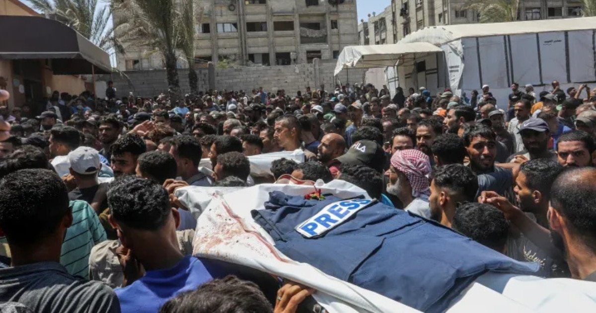 Israeli Airstrike on Nasser Hospital Kills Six Journalists in Gaza