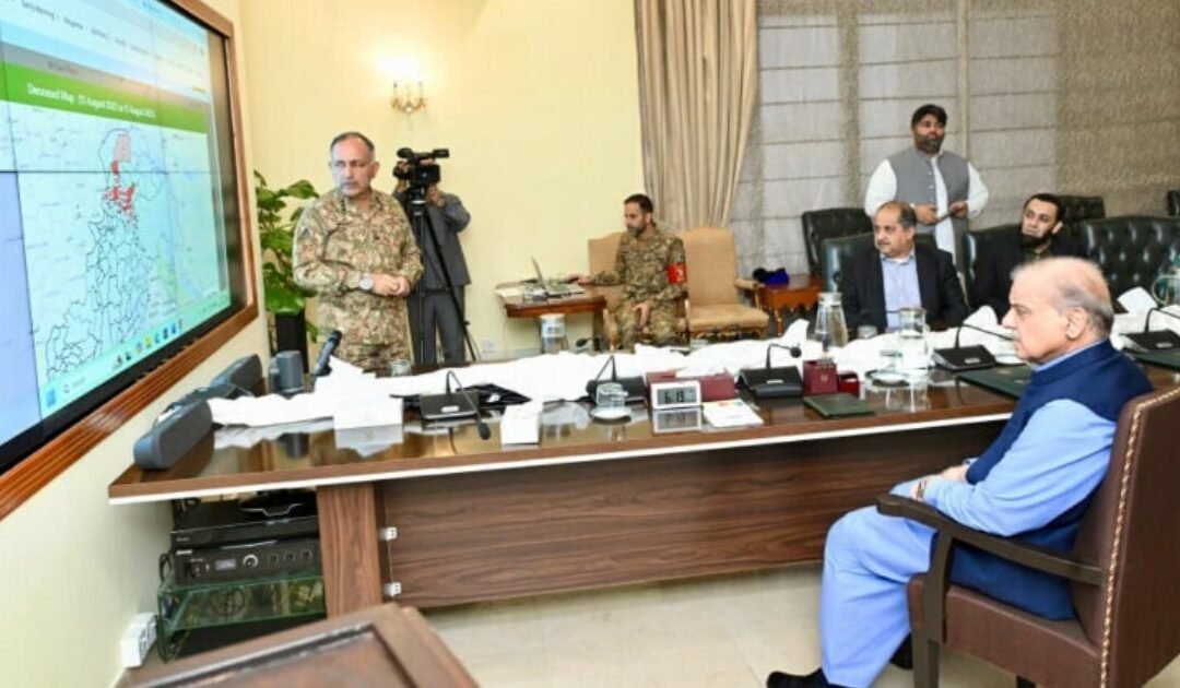 PM Shehbaz Reviews Flood Situation, Orders Accelerated Relief Efforts
