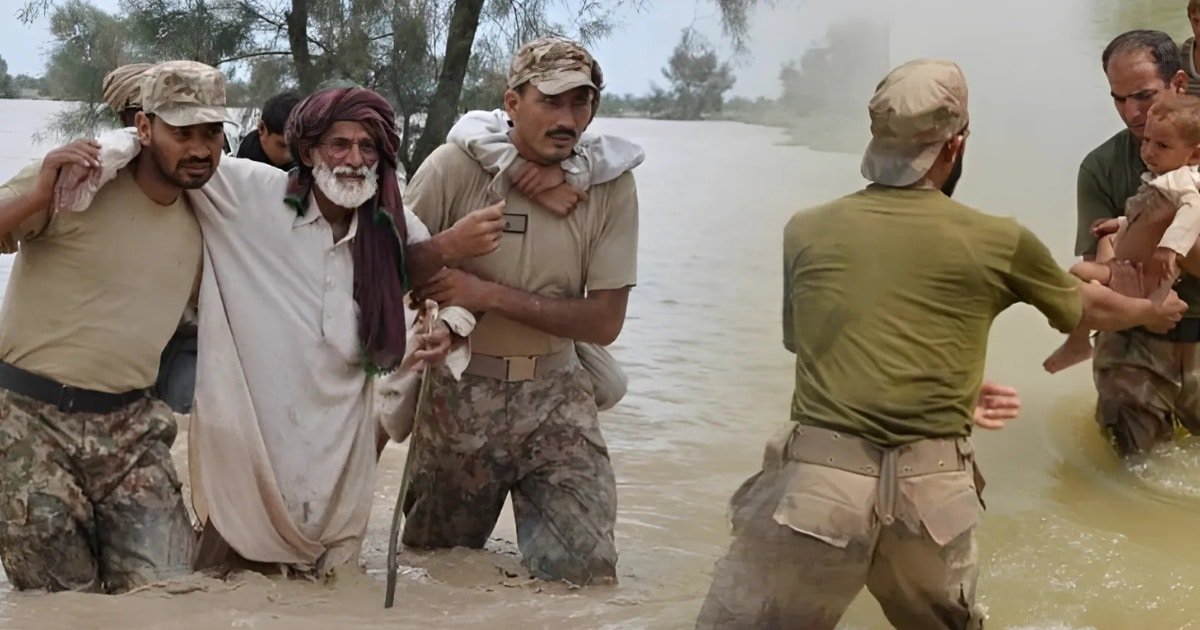 Pakistan Army Leads Rescue and Relief Efforts in Punjab Flood-Hit Areas