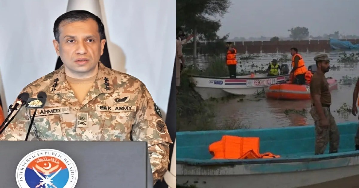 Pakistan Army Rescues 28,000 People as DG ISPR Outlines Major Flood Relief Efforts