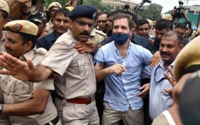 Rahul Gandhi, INDIA Bloc MPs Detained During Protest Over Bihar Voter List Revision