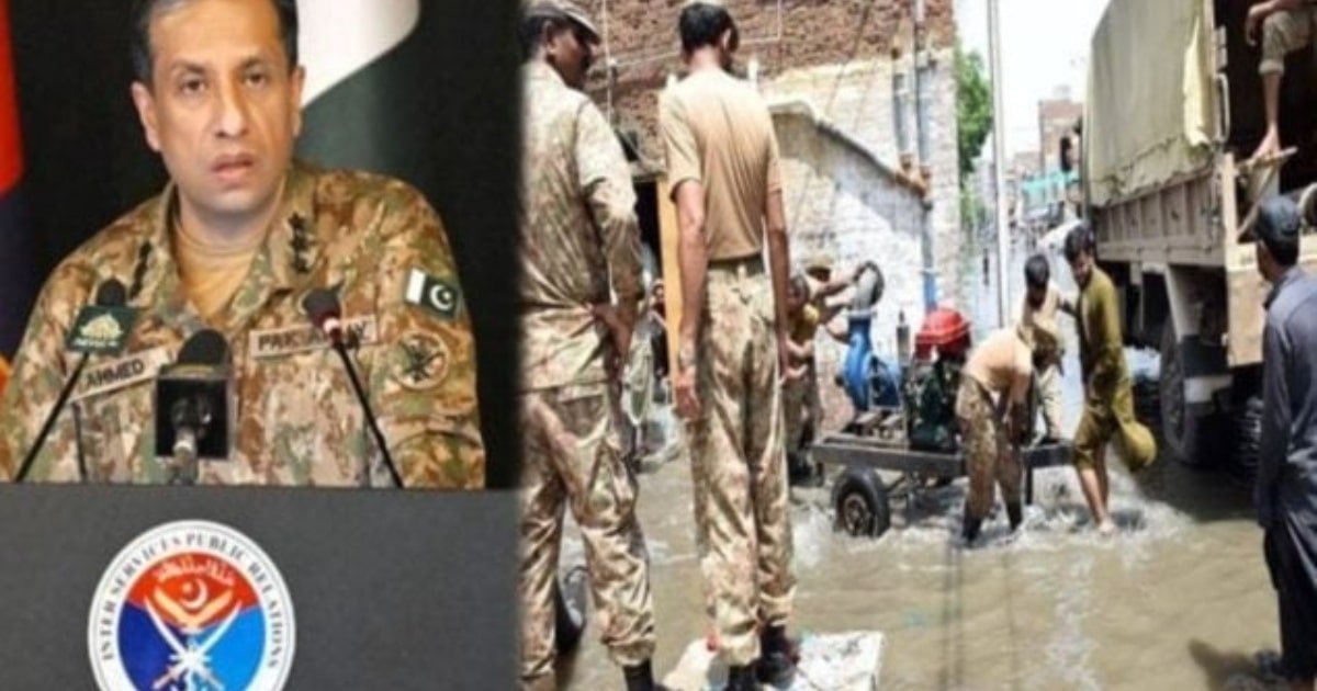 Two Pakistan Army Soldiers Martyred During Flood Relief Operations, Confirms DG ISPR
