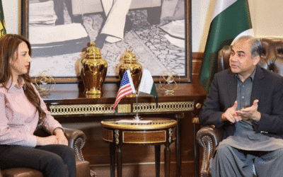 Interior Minister Mohsin Naqvi Meets U.S. Acting Ambassador Natalie Baker