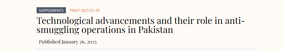 Business Recorder reports that on International Customs Day 2025, Pakistan showcases its shift to AI and digital tools to combat smuggling, protect revenue, and secure its borders.