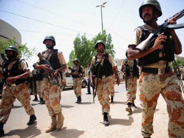Deployed Rangers at work