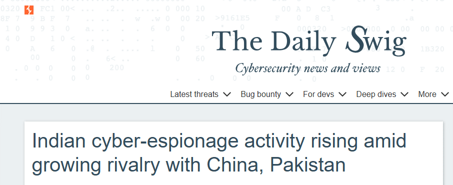 Defending Against Hybrid Threats from India: Cyber, Espionage, and Narrative 2 Indian APT groups target Pakistan and China using phishing and malware, with capabilities growing via the Defence Cyber Agency.