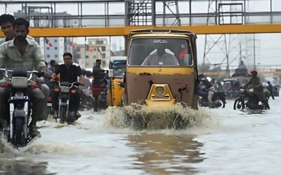Heavy Monsoon Rains Cause Urban Flooding in Karachi