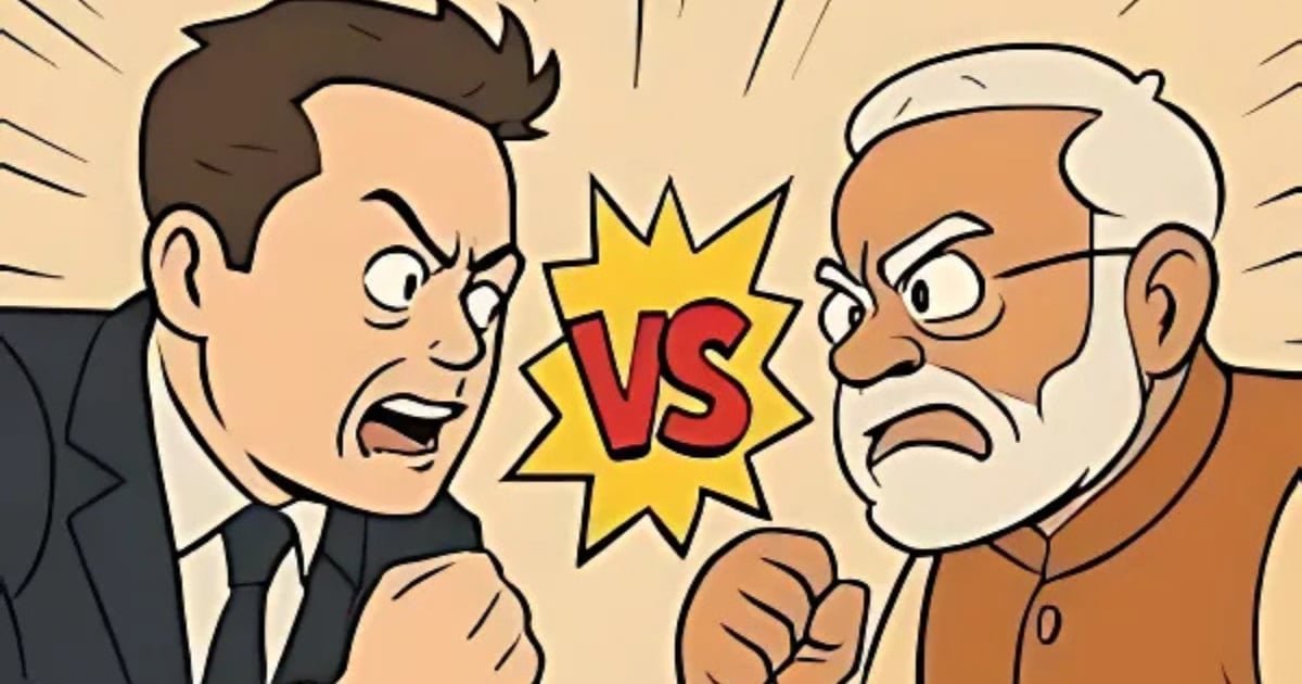 modi vs musk