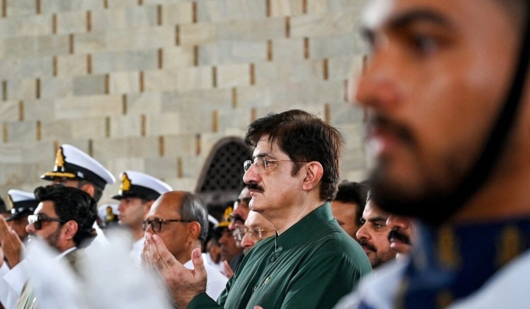 Sindh CM Joins Special Children for Flag-Hoisting at Quaid-e-Azam House