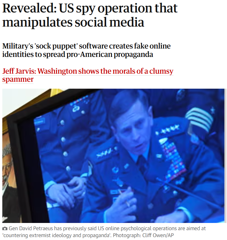 Operations targeting psychological patterns of social media users