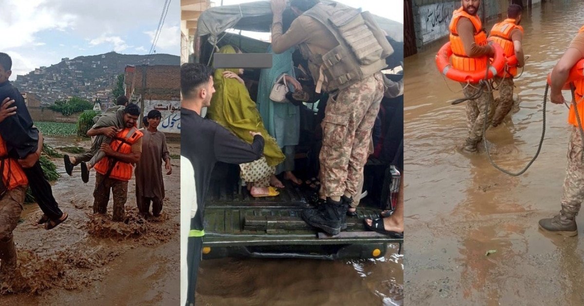 Pakistan Army Rescue Efforts
