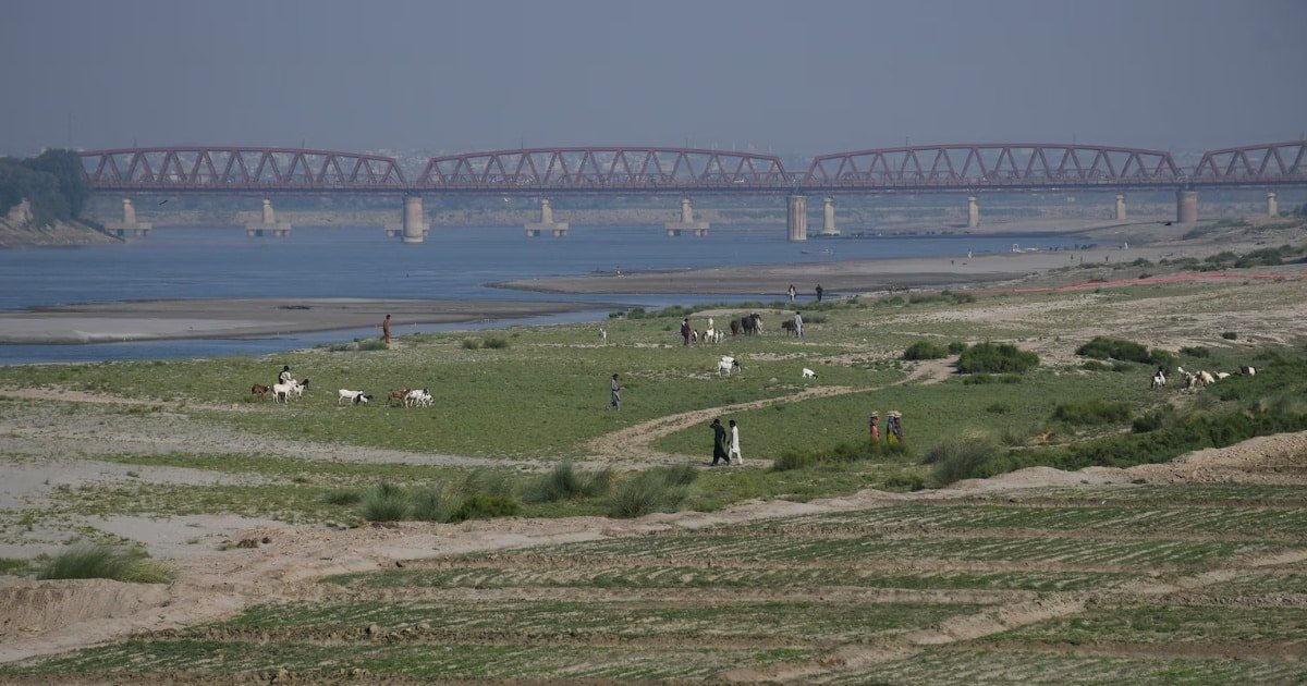 River bridge in Pakistan