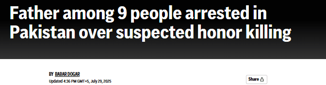AP News headline about people arrested as suspects in crime. 
