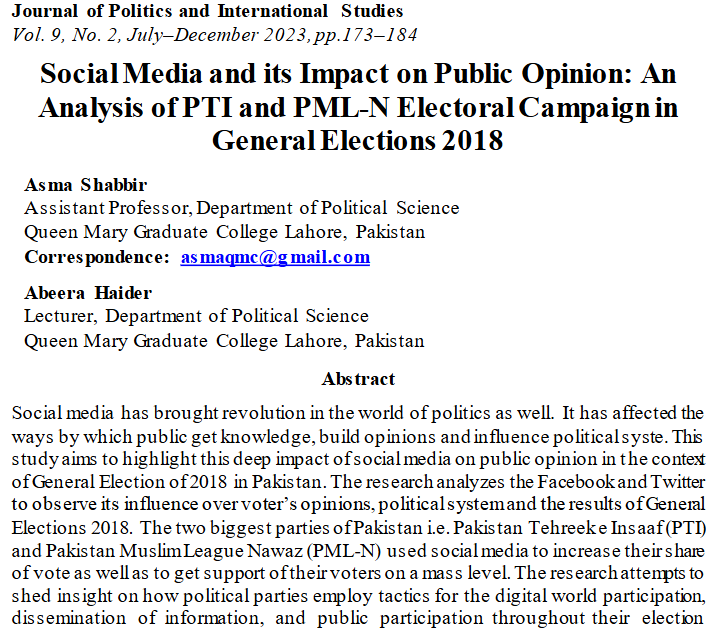 Social Media and its Impact