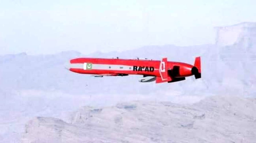 An image of Ra’ad in flight