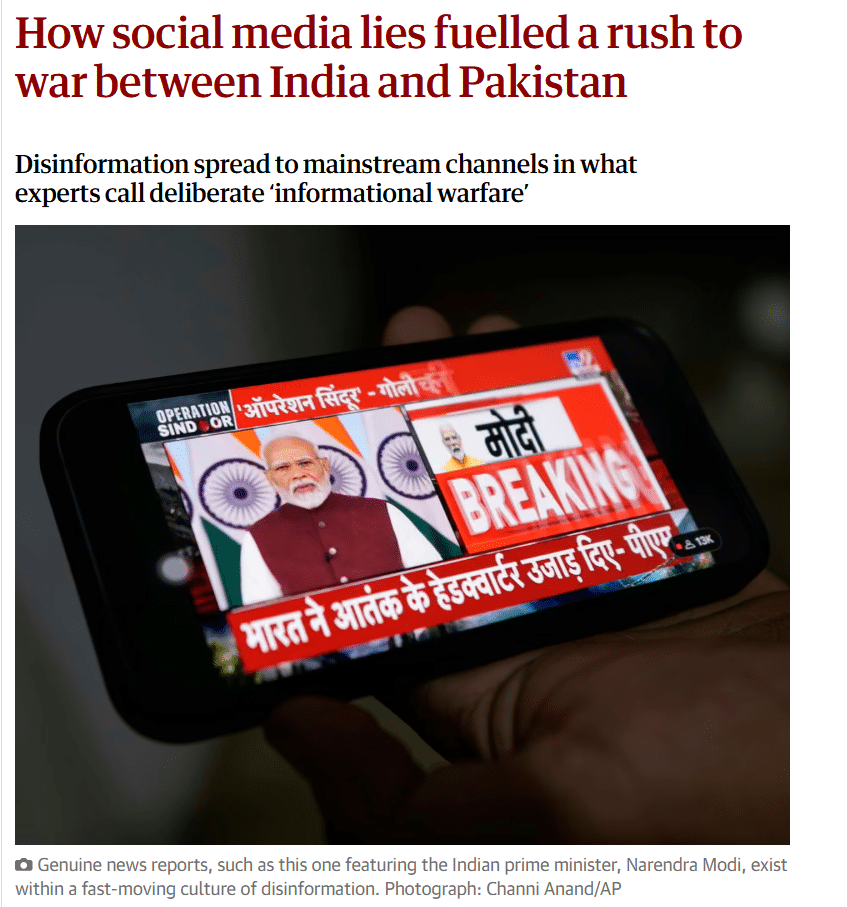 how Social media lies , a rush war