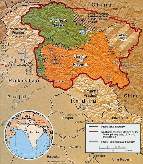A map of LoC