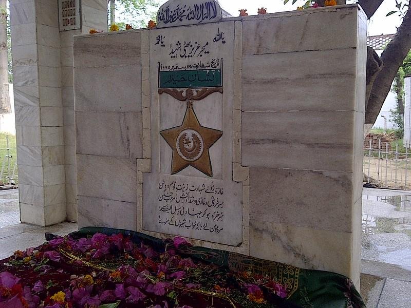 Maj Aziz Bhatti’s grave site