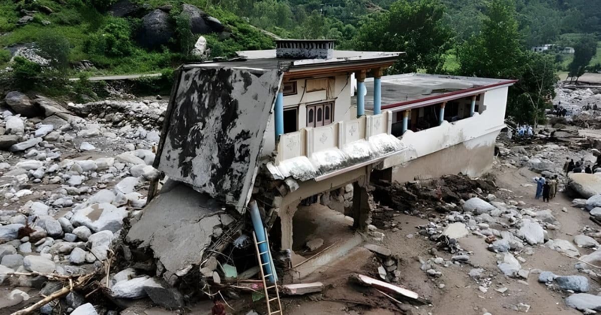 School Damaged by Flood