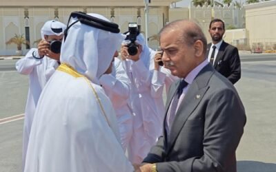 PM Shehbaz Arrives in Qatar to Express Solidarity Following Israeli Airstrikes