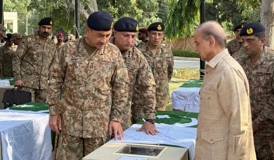 PM Shehbaz, COAS Munir Pay Tribute to Martyrs in Bannu