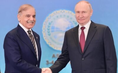 PM Shehbaz, President Putin Interact at SCO Summit, Signal Warming Pak-Russia Ties