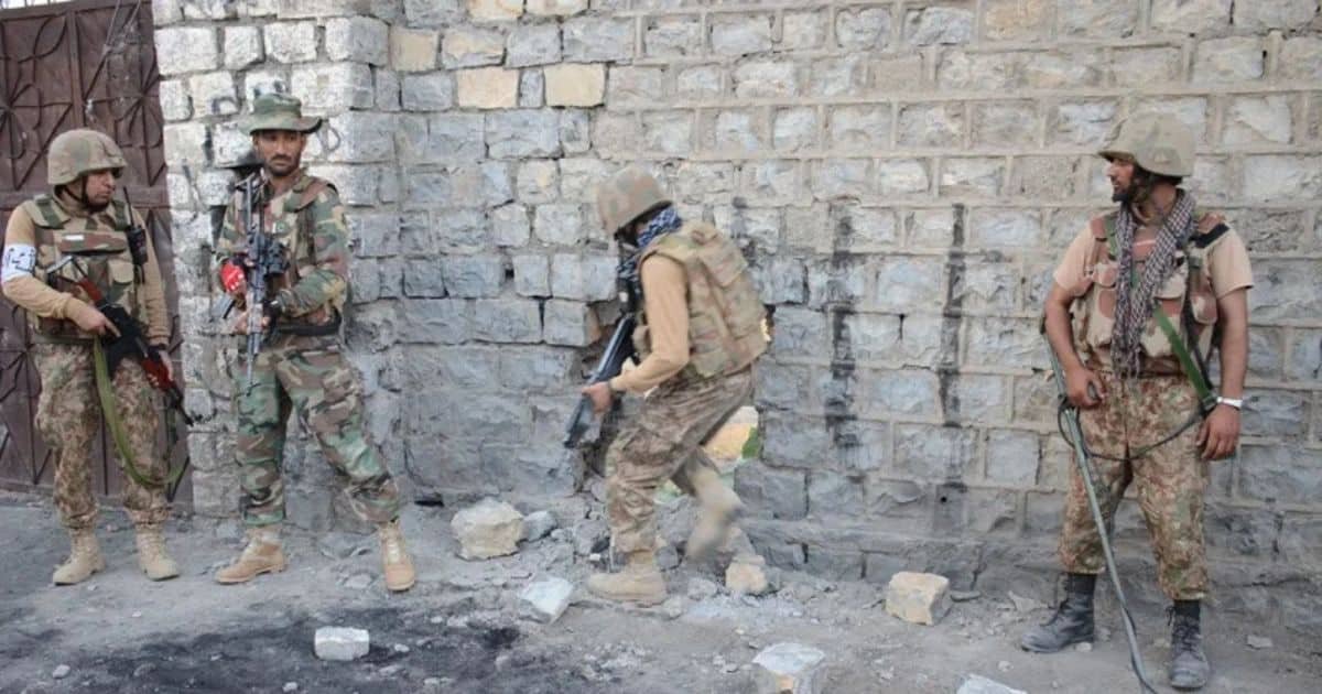 Pakistani soldiers operation
