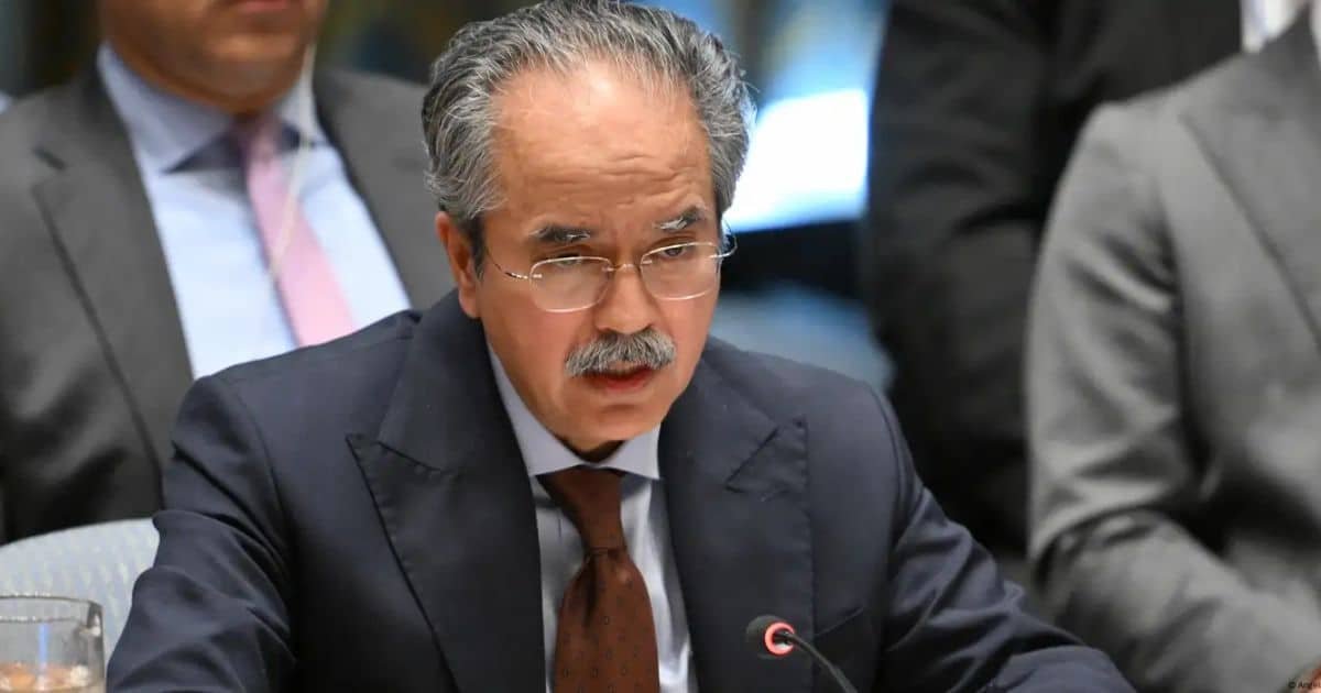 Pakistan's representative at UNSC Asim Iftikhar Ahmed