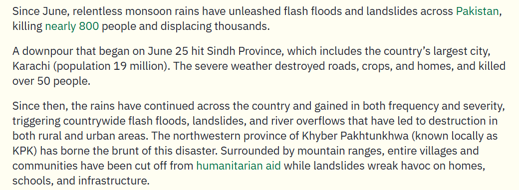Flood 2025 disturb agriculture and food sector badly 