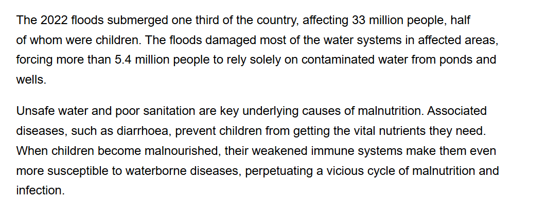 In Pakistan floods are becoming every year issue to cope with. 