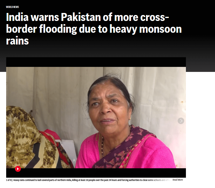 India Ignored Indus water territory again 