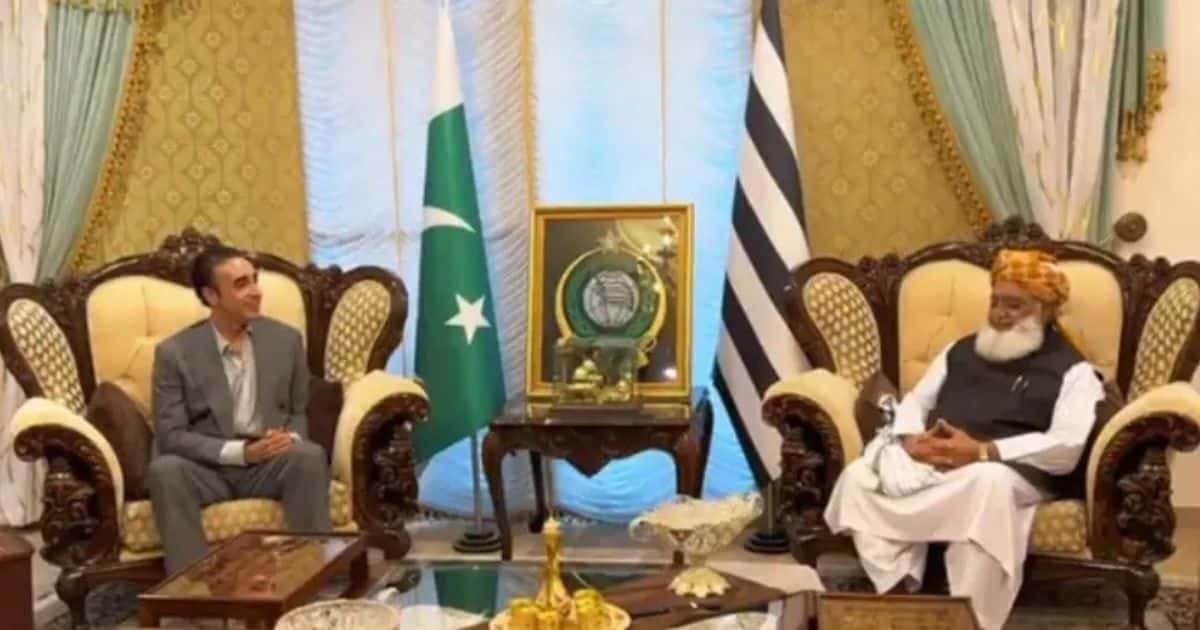 Bilawal, Fazlur Rehman Discuss Political Situation Amid Shifts in AJK Assembly