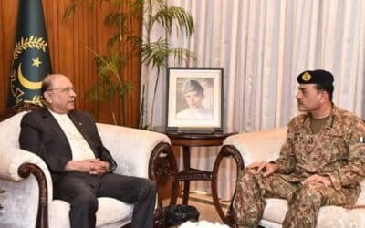 COAS Munir Briefs President Zardari on Escalating Border Tensions, National Security