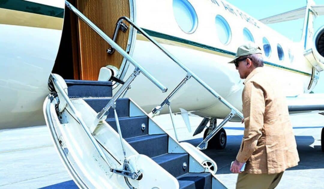 PM Shehbaz leaves for Riyadh,KSA to attend FII9
